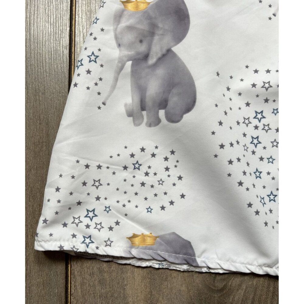 Lovely Crown Elephant Flutter Swing Dress - Picture 4 of 8